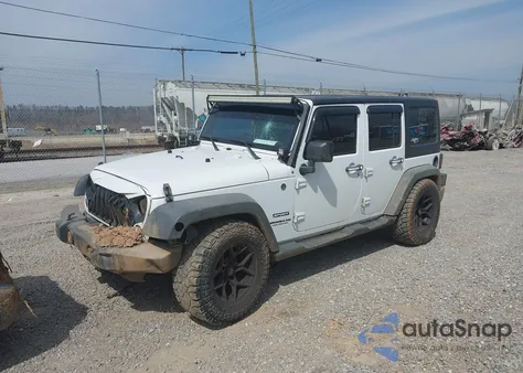 2015 Jeep Wrangler Unlimited Sport z USA, uszkodzony, nr VIN 1C4BJWDG3FL667300